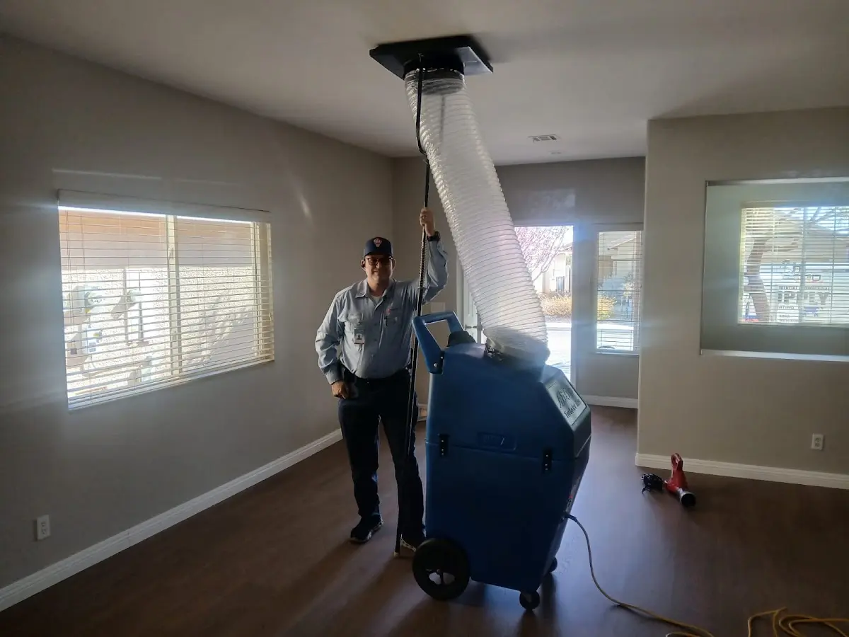 Professional Dryer Vent Cleaning work inside a Carson City home